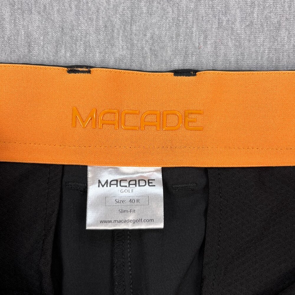 Macade 4-Way Stretch Jogger Womens 40 (L) Regular Slim-Fit Black Ankle Zip Golf - Picture 11 of 16